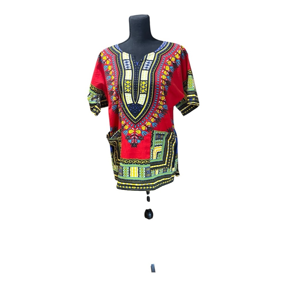 Colorful Dashiki Tunic Top